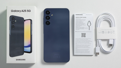 Samsung Galaxy A25 5G - 128 GB - Blue Black (Unlocked) for
