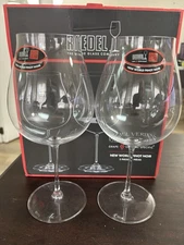 Riedel Veritas New World Pinot Noir Wine Glasses, Set of 4, New, Item: 6449/67