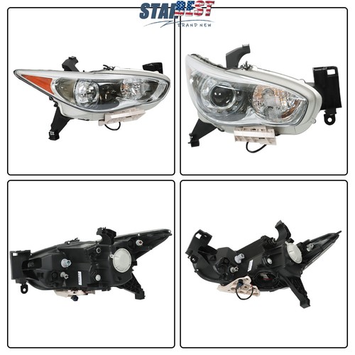 Conjunto de faros cromados HID/Xenón lado derecho para Infiniti QX60 2014-2015 - Imagen 2 de 12