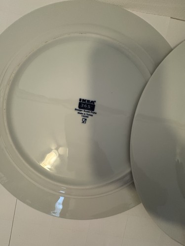 4 IKEA Susan Pryke 356+ White Large Dinner Plates 12.75” - Picture 11 of 11