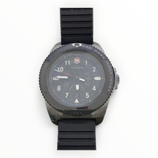 VICTORINOX Quartz Watch Black Rubber 241982 Men 5860