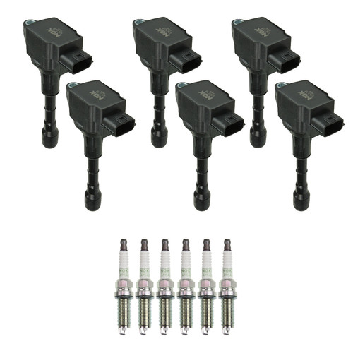 NGK 6 Ignition Coil 6 Platinum Spark Plugs Kit For Altima Pathfinder Quest V6 - Bild 1 von 1