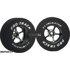Pro Track Pro Star 1-3/16 x .435 Black Drag Rear Wheels for 3/32 axle