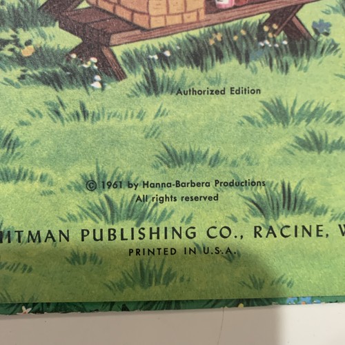 3 Vintage Hanna Barbera Yogi Bär kein Picknick Whitman Feuersteine Ricochet Kaninchen - Bild 10 von 13