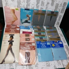 23 - Vintage - Round-the-Clock Pantyhose Control Top Cotton Crotch Plus Extras