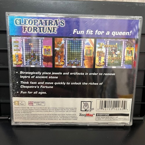 Cleopatra's Fortune (Sony PlayStation 1, 2003) getestet komplett CIB - Bild 4 von 4