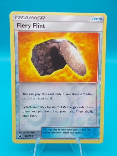 Fiery Flint 60/70 Dragon Majesty Pokémon TCG Reverse Holo Near Mint/Mint - Picture 1 of 2