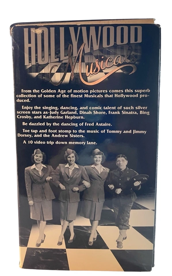 Hollywood Musicals 9 VHS Video Pack 1930’s 1940s & 1950s + It’s a Wonderful Life - Image 3 of 4