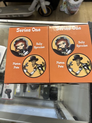 Symbiotes Piston Pete and Sally Sprocket Series Two Bobble Head Action Figures - Picture 4 of 6