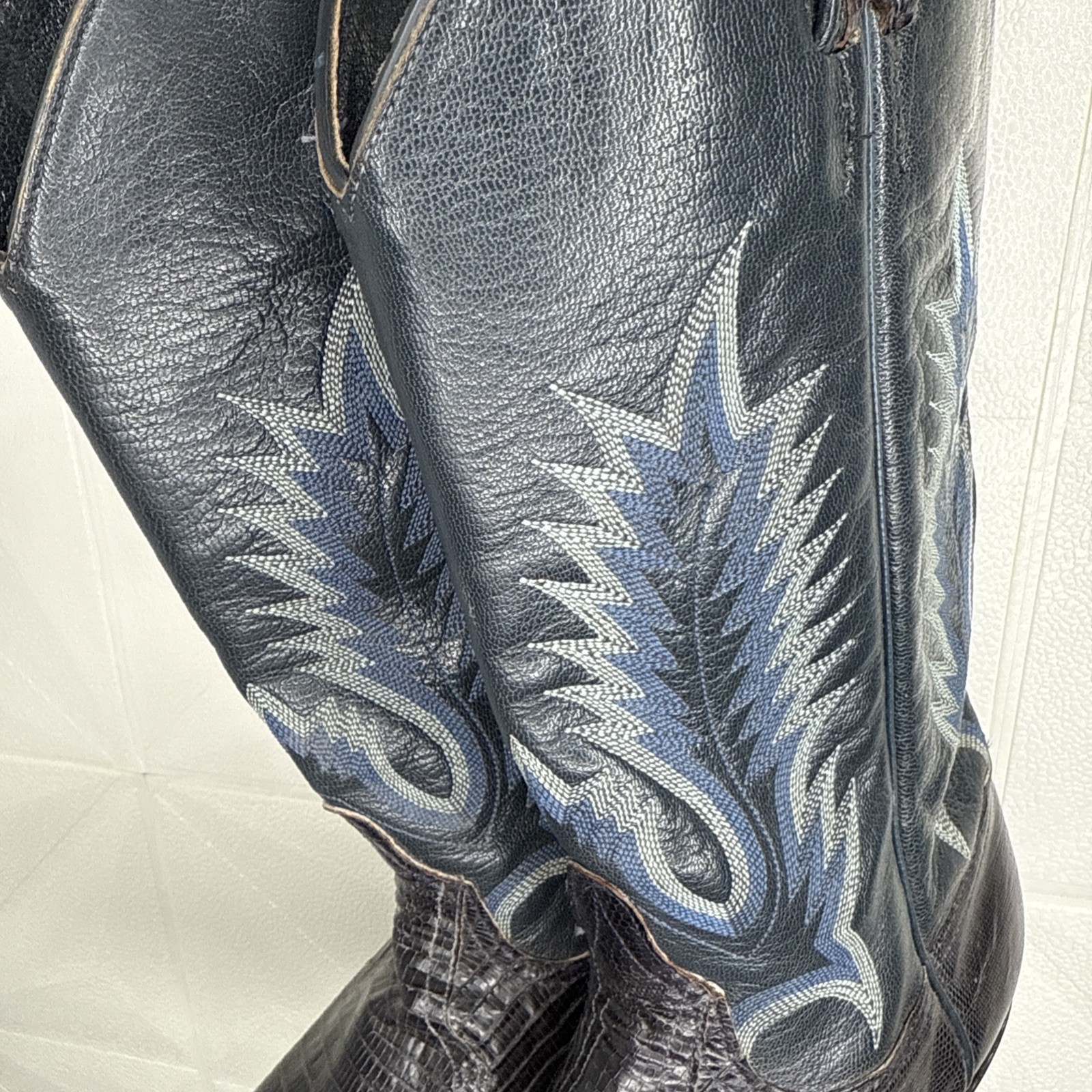 Lizard Boot sexotic custom western boots Handcrafted 8 1/2 US image 4