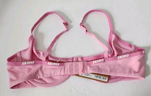 SKIMS Cotton Logo Demi BH NEU Bubble Gum 38 C Bügel Demi Neu mit Etikett - Bild 3 von 9
