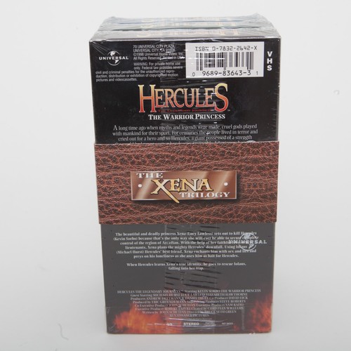 Hercules The Xena Trilogy VHS V. 1-3 Warrior Princess, Gauntlet, Unchained Heart - Picture 3 of 4