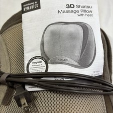 HoMedics Shiatsu And Vibration Massage Pillow With Heat Preowned