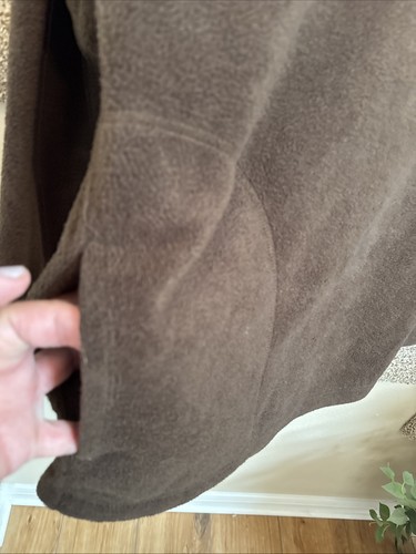 Sudadera polar Benzene para hombre talla L beige/marrón 1/4 cremallera manga larga pulóver - Imagen 3 de 6
