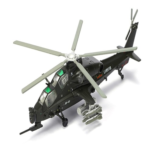1/100 Chinese Armed WZ-10 Helicopter Model Military Aircraft Scene Craft Display - Picture 6 of 12