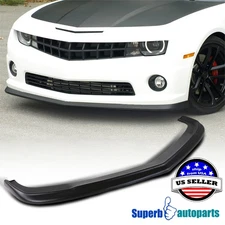 Fit 2010-2013 Camaro V8 Front Bumper Lip Spoiler Splitter Black Trim Replacement