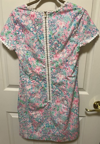 Lilly Pulitzer Damen 6 Braylon Stretch Etuikleid Love Bug Print gefüttert - Bild 10 von 11