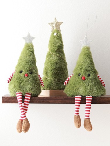 Weihnachtsdekoration für Zuhause - Niedliche Plüschfigur als Ornament - Picture 13 of 15
