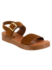 BELLA VITA Womens Brown 1/2 Platform Tay-italy Wedge Slingback Sandal 11 M