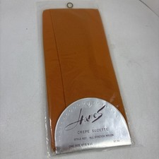 Vtg 60s Hanes Nylon Garter Stockings Thigh High Nylons NOS Crepe Suzette RUST