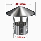 Outdoor Installation Chimney Cover Chimney Attachment Effective Rain Protection