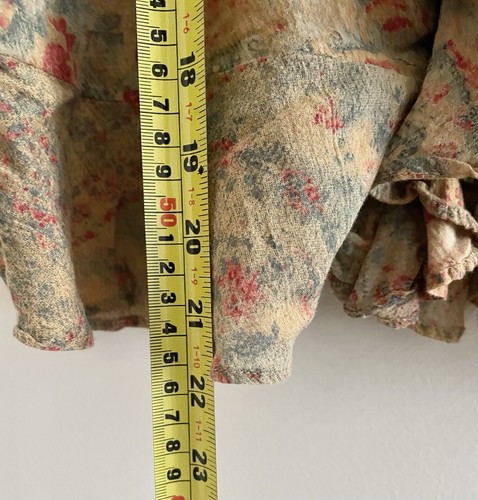 Ralph Lauren Romantic Floral Cotton Ruffled Blouse Size L Farmhouse CottageCore - Picture 11 of 11