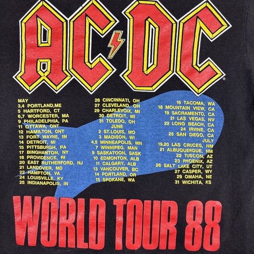 Vintage AC/DC Shirt 1988 Blow Up Your Video World Tour Tee Single Stitch Gr. M - Bild 9 von 13