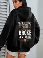 Funny Tech Support Hoodie, Sarcastic Gift for IT Nerds