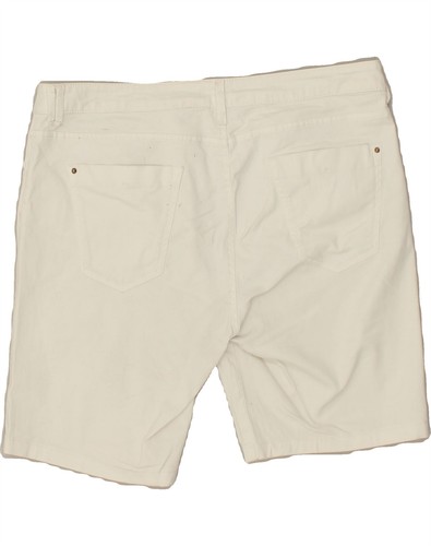 MASSIMO DUTTI Womens Casual Shorts W32 Large White BF04 - Picture 2 of 4