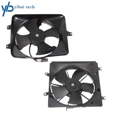 Radiator and A/C Condenser Cooling Fan Assembly Set For Honda Accord 2003-2007