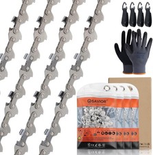 4 Pack 5 Inch Chainsaw Chain for WORX WG324 / WG324.9 / WG325 / WG325.9, for FAS