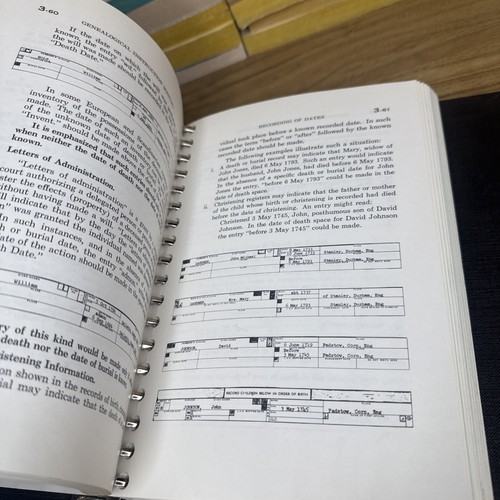 Vintage 60's 1965 LDS Mormon "Genealogical Instruction Manual" Genealogy Binder - Bild 10 von 12