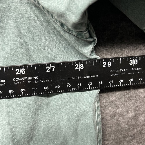 L.L.Bean Herren XXL Button Down Kurzarm Hemd zwei Taschen salbeigrün 2XL - Bild 6 von 7