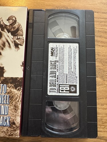 To Hell and Back VHS 1955/1983/1990 Audie Murphy - Amerikas meistdekorierter Held - Bild 3 von 9