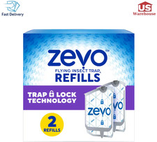 ZEVO Indoor Flying Insect Trap Refill Cartridges 2 Refill Cartridges 