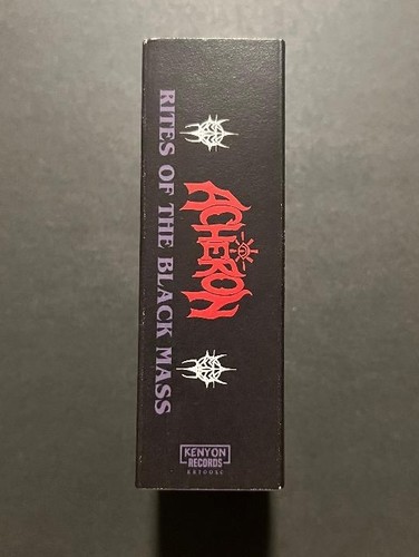ACHERON - Rites of the Black Mass - 2025 Double Cassette w/Demo - Limited to 100 - Picture 7 of 8