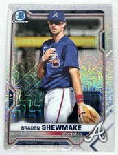 2021 Braden Shewmake Bowman Chrome Mega Box Mojo Refractor #BCP-48