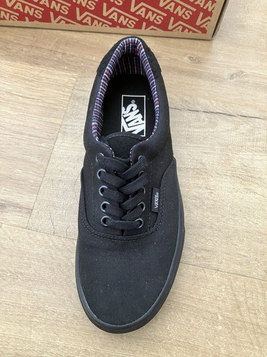 UNISEX VANS ERA CORE CLASSIC AUTHENTIC BLACK/BLACK SKATE SHOE. - Picture 4 of 8