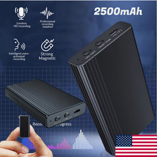 500hr Hidden Voice Activated Recorder Digital Audio Recording Device Dictaphone