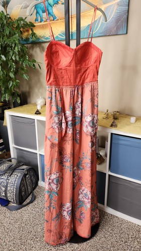 Mono Band Of Gypsies para mujer talla pequeña correa de pierna ancha floral bolsillos ajustados - Imagen 12 de 13