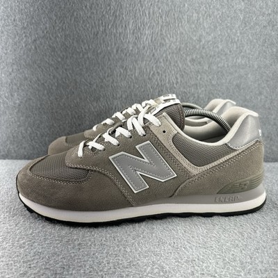 New Balance 574 Core Mens Size 11 Grey Suede Classic Retro Running Shoes Sneaker