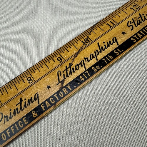 Japs-Olson Vintage Holzlineal 15" St Louis Park Minnesota - Bild 5 von 11
