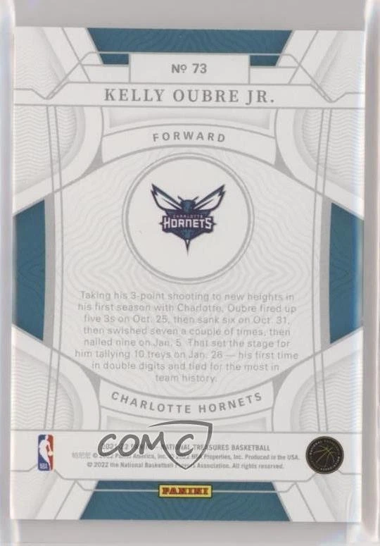 2021-22 Panini National Treasures NBA 75th /75 Kelly Oubre Jr #73 - Image 2 of 2
