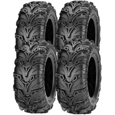 (QTY 4) 26x9.00R12 ITP Mud Lite II ATV/UTV 55L Load Range C Black Wall Tires