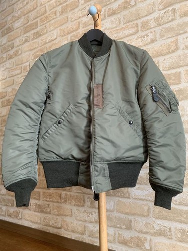 Buzz Rickson's MA-1 Tight Fit Bomber Jacket Excellent Condition 168cm 60kg - Picture 2 of 12