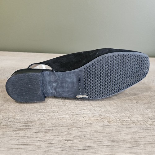 Eric Michael Black Suede Shoes Size 39 Elegant Party Formal Made in Portugal - Picture 6 of 12