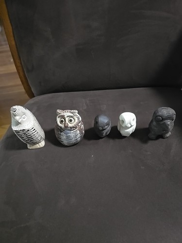  Verschiedene Vintage Kunstkeramik Eulen  - Bild 1 von 7