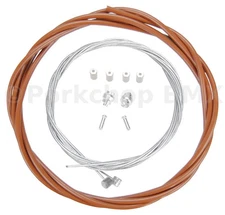 Basic Bicycle Brake Cable Kit for BMX/MTB - SADDLE BROWN