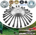 10 Inch Steel Wire Rotary Weed Brush Cutter Trimmer Head, Wired Weed Trimmer Bla