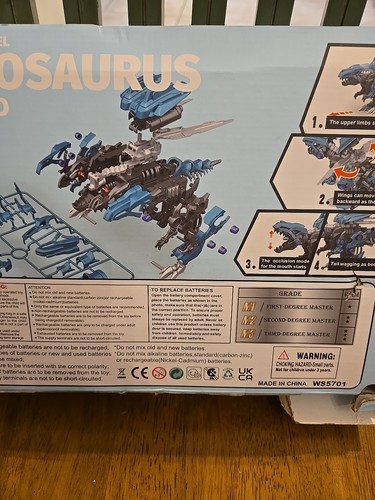 Dinosaur construction set Stegosaurus WEN SHENG 5701 mechanized - Picture 8 of 9
